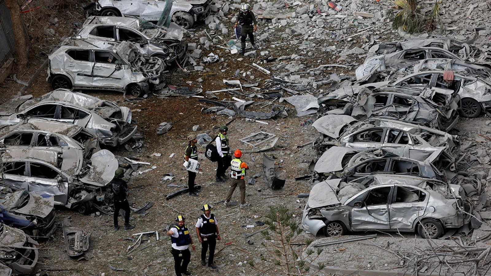 Crisis situation in Iran-Israel Conflict showing humanitarian impact